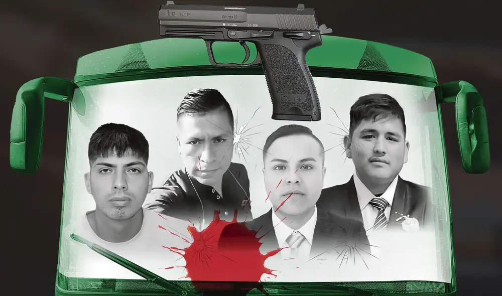 (de izquierda a derecha) Jair Miller Chuquimia (30 años), Ruuthnam Berríos Pajuelo (32 años), José Ontiveros López (32 años) y Jorge Ríos Lafitte (21 años). Foto: composición LR/Ricardo Cervera (de izquierda a derecha) Jair Miller Chuquimia (30 años), Ruuthnam Berríos Pajuelo (32 años), José Ontiveros López (32 años) y Jorge Ríos Lafitte (21 años). Foto: composición LR/Ricardo Cervera