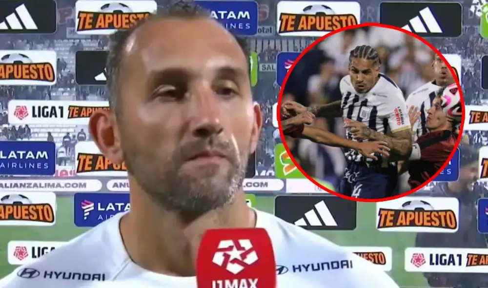 Hernán Barcos ingresó en el segundo tiempo por Paolo Guerrero. Foto: composición L1 Max/La República