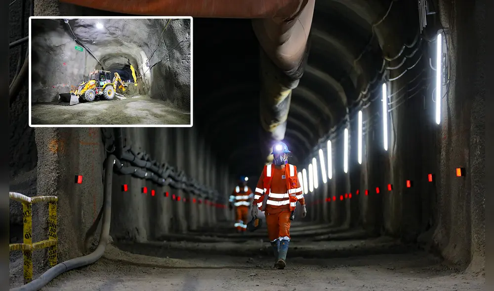 Construcción del túnel de trasvase en La Libertad. Foto: composición LR/difusión. Construcción del túnel de trasvase en La Libertad. Foto: composición LR/difusión.