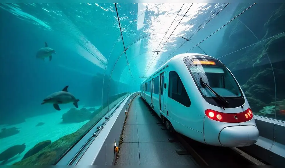 El túnel submarino de 28 kilómetros conectará España y Marruecos, uniendo Europa y África, y busca estar operativo para el Mundial de Fútbol de 2030. Foto: Freepik IA