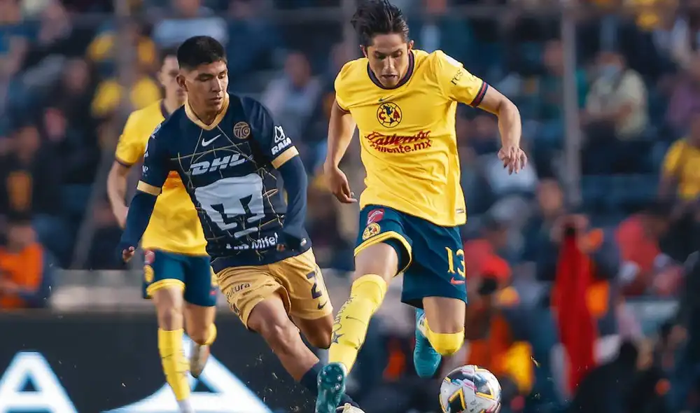 América y Pumas UNAM jugaron en el Estadio Ciudad de los Deportes. Foto: Club América