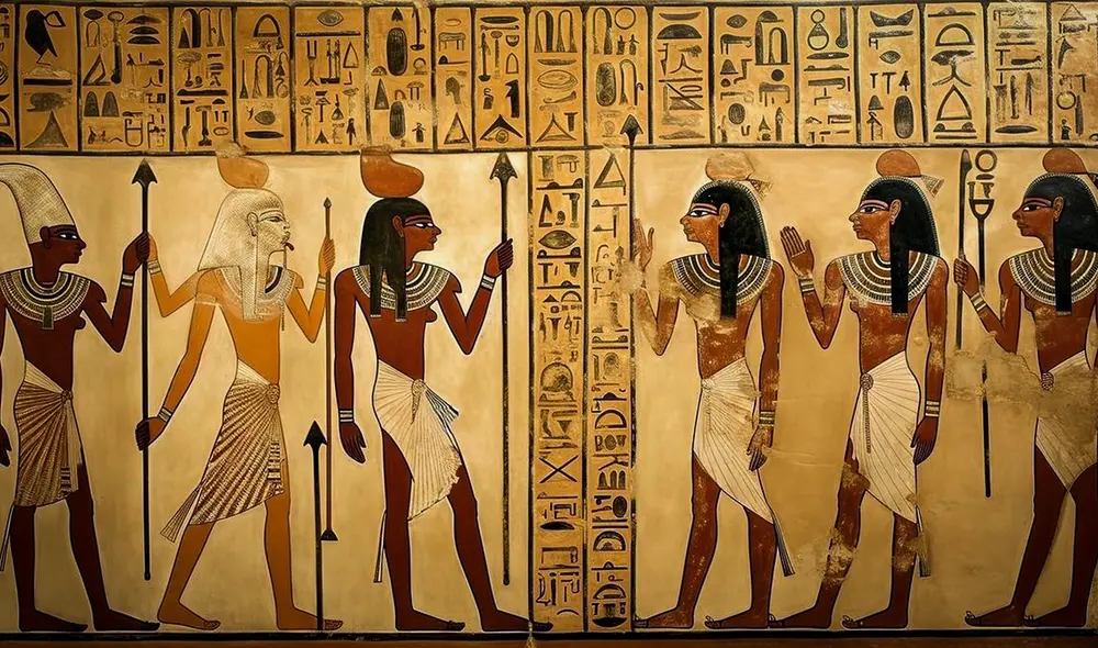 El faraón Akenatón introdujo un estilo más realista en el arte, rompiendo con las convenciones, pero tras su muerte, se reafirmó la tradición al volver a las figuras estilizadas, priorizando la identidad espiritual. Foto: pngtree