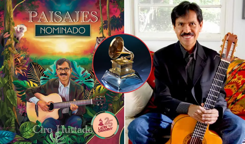 Ciro Hurtado fue nominado por primera vez en los Latin Grammy en 2015 con su disco 'Ayahuasca Dreams’. Foto: composición LR/ El Diario/ The Entertainment Magazine/ Ciro_Hurtado