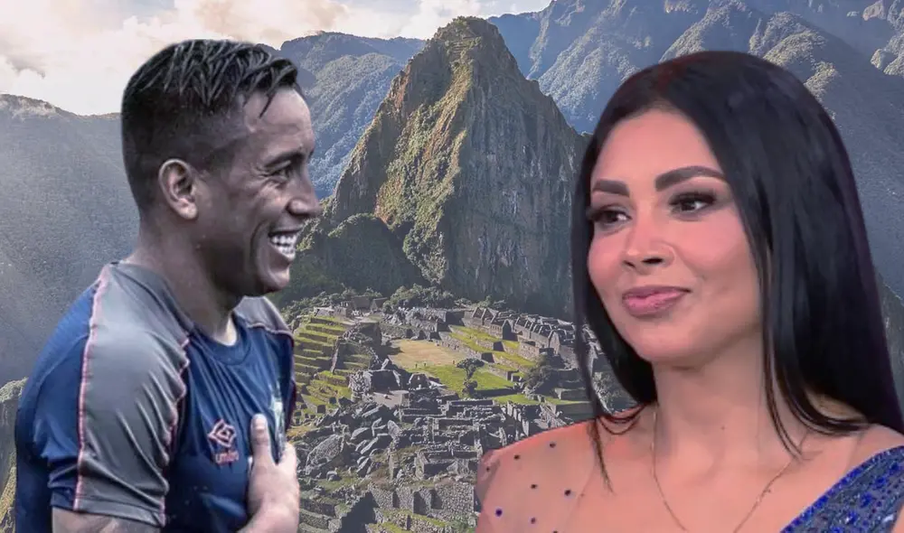 Christian Cueva le da 'likes'  a las fotos de Pamela Franco en redes sociales. Foto: composición LR/Instagram/Líbero/América TV/Perú Travel