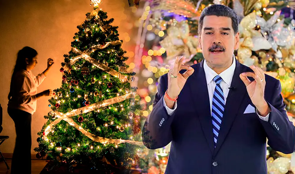 Nicolás Maduro adelantó la Navidad en Venezuela, por lo que varios venezolanos iniciará la celebración con varios días de anticipación. Foto: composición LR/ X