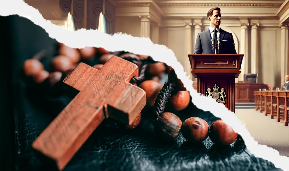 A pesar de su laicidad, esta nación mantiene un alto porcentaje de católicos, con un 78,6 % de la población en 2020. Foto: composición LR/IA