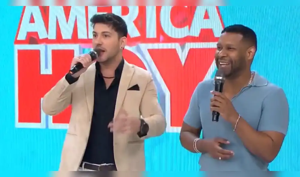 Jean Paul Santa María confunde lugares turísticos del Perú en programa en vivo. Foto: Captura 'América hoy' Jean Paul Santa María confunde lugares turísticos del Perú en programa en vivo. Foto: Captura 'América hoy'