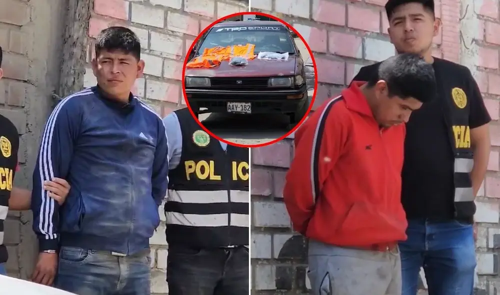 Los delincuentes, identificados como Noé Mamani y Miguel Chiroque, exigían 4 soles a cada vehículo para ingresar a la zona. Foto: Fiorella Alvarado /LR Los delincuentes, identificados como Noé Mamani y Miguel Chiroque, exigían 4 soles a cada vehículo para ingresar a la zona. Foto: Fiorella Alvarado /LR