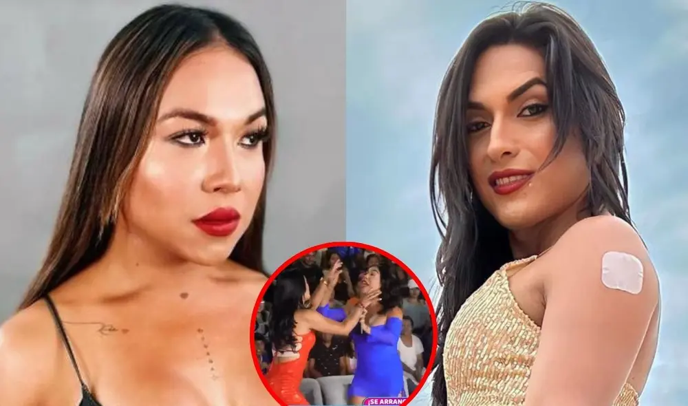 Dayanita’ y ‘Milechi’ se sacan los trapitos sucios en vivo. Foto: composición LR