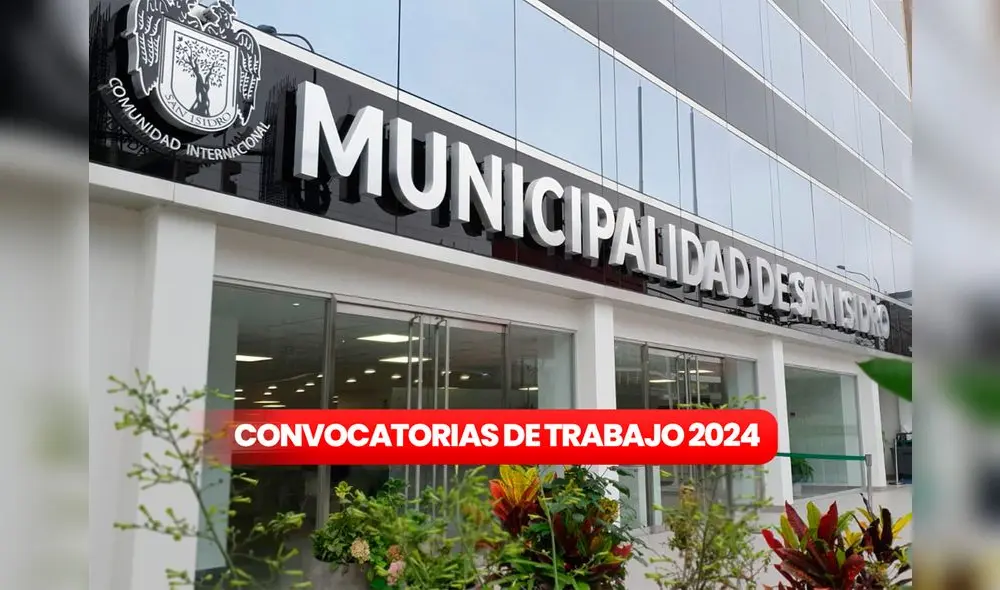 Municipalidad de San Isidro ofrece puestos de trabajo CAS para octubre de 2024. Foto: Composición LR/Andina. Municipalidad de San Isidro ofrece puestos de trabajo CAS para octubre de 2024. Foto: Composición LR/Andina.