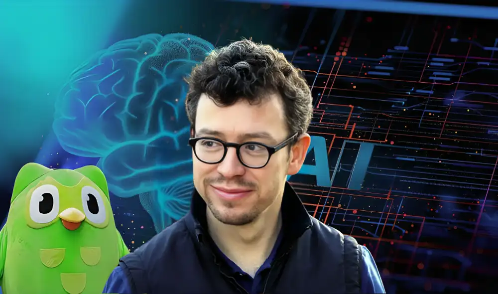 Luis von Ahn, que posee aproximadamente el 10% de Duolingo, se ha convertido en multimillonario. Foto: composición LR/Getty Images Staff/Duolingo