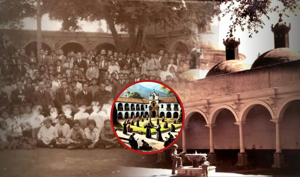 Este es el colegio más antiguo del Perú: fue fundado por los españoles hace casi 300 años y no está en Lima. Foto: composición LR / ChatGPT / Álbum Historia del Colegio San Luis Gonzaga de Ica
