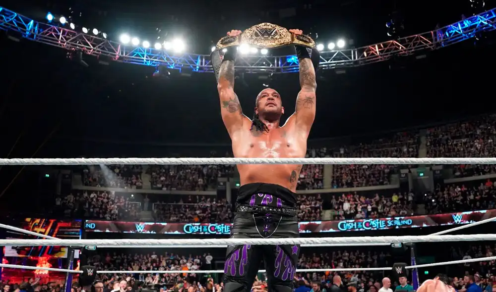 Damian Priest se convirtió en el segundo luchador de origen puertorriqueño en conseguir el título mundial. Foto: WWE Damian Priest se convirtió en el segundo luchador de origen puertorriqueño en conseguir el título mundial. Foto: WWE