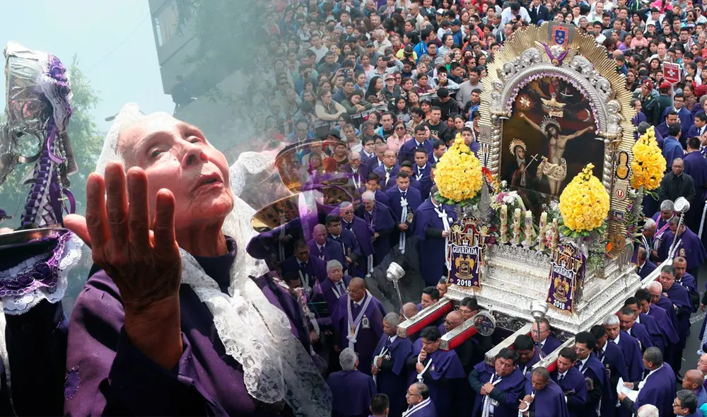 La primera fecha del recorrido del Señor de los Milagros será este sábado 5 de octubre. Foto: composición/Andina/LR