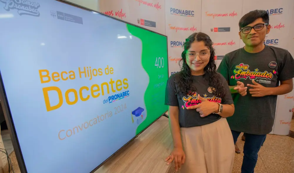 La lista de seleccionados de la beca Hijos de Docentes salió publicado en agosto. Foto: Andina