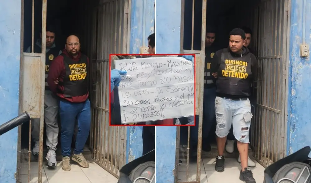 La División de Investigación de Homicidios capturó de la DIRINCRI capturó a presuntos extorsionadores de transporte público. Foto: Rosario Rojas/LR