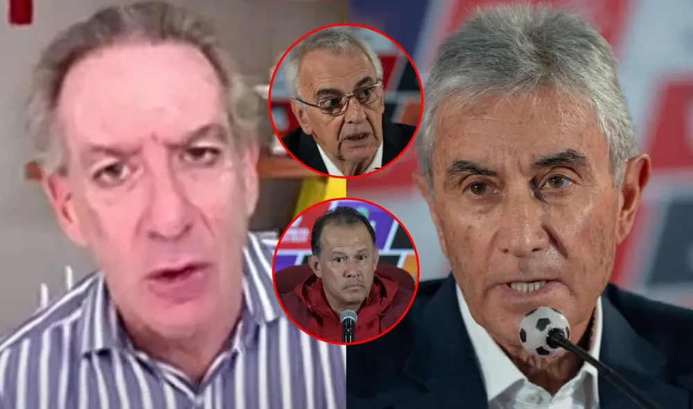 Eddie Fleischman se refirió a Juan Carlos Oblitas en su programa de YouTube. Foto: composición LR/captura de YouTube/AFP