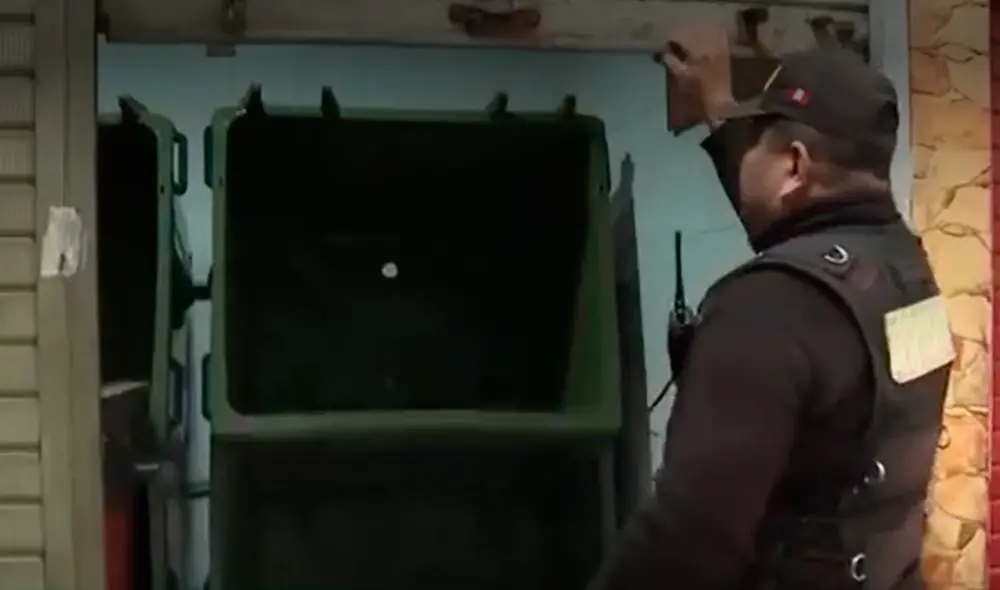 La creación del "calabozo" se hizo en coordinación con los vigilantes y gerencia del mercado San Antonio. Foto: captura América TV La creación del "calabozo" se hizo en coordinación con los vigilantes y gerencia del mercado San Antonio. Foto: captura América TV