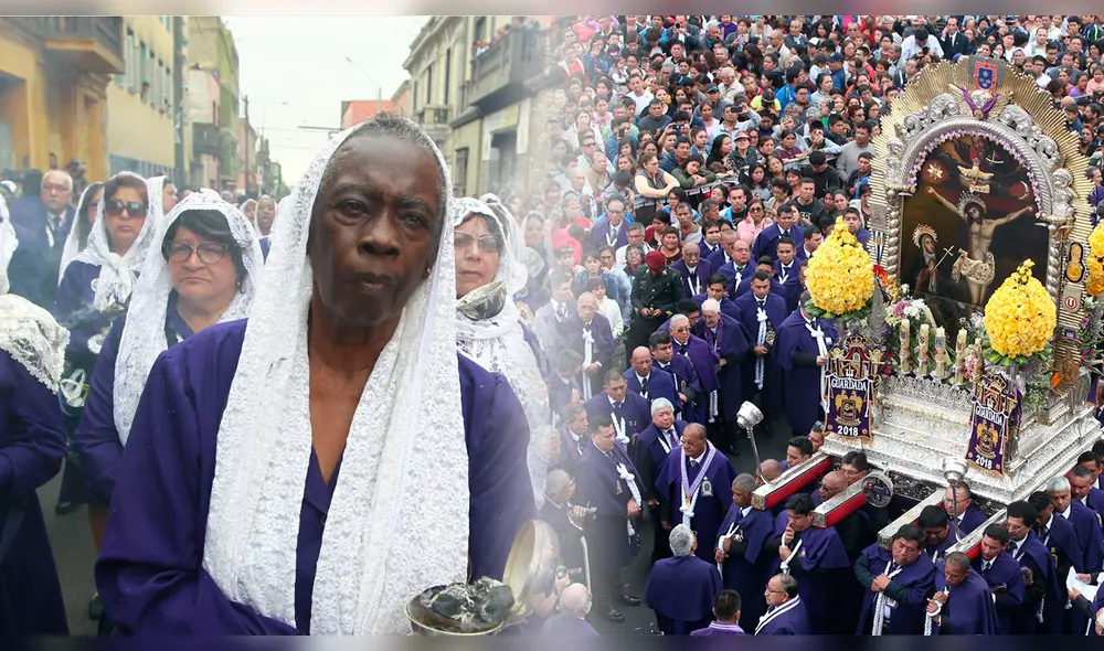 Según el historiador peruano Raúl Porras Barnechea, la imagen del Cristo de Pachacamilla fue pintada en 1651 por un esclavo angoleño llamado Pedro Dalcón. Foto: composición LR/Andina