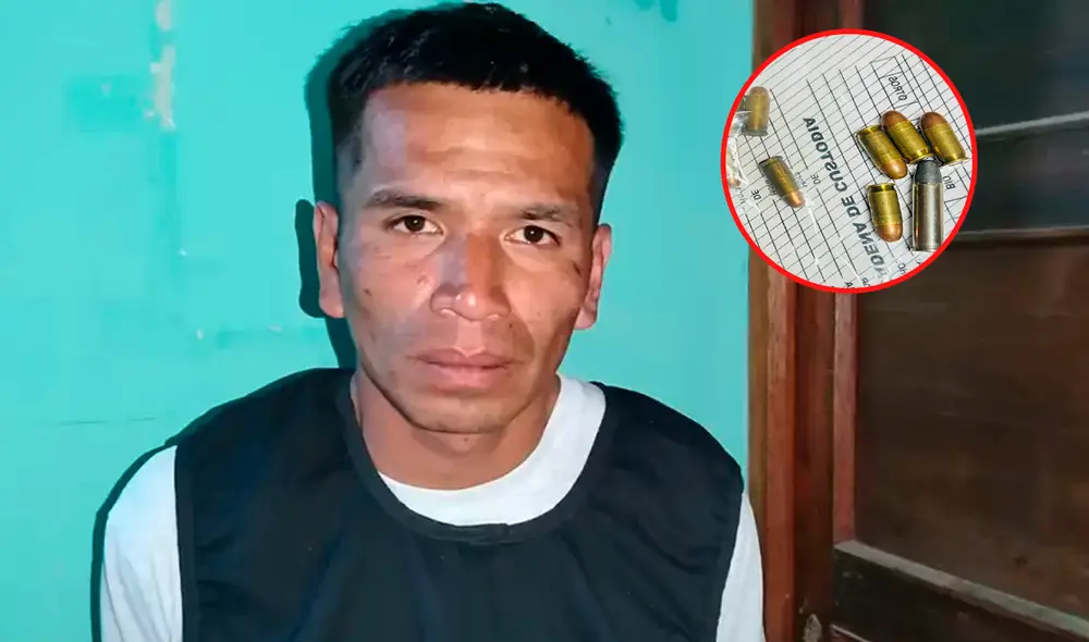 El extorsionador fue detenido en flagrancia por la policía. Foto: composición/LR/PNP El extorsionador fue detenido en flagrancia por la policía. Foto: composición/LR/PNP