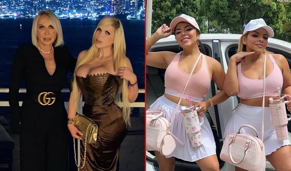 Laura Bozzo y Alejandra, su hija, guardan una cercana amistad con Andrés Hurtado y sus hijas. Foto: composición LR/Instagram