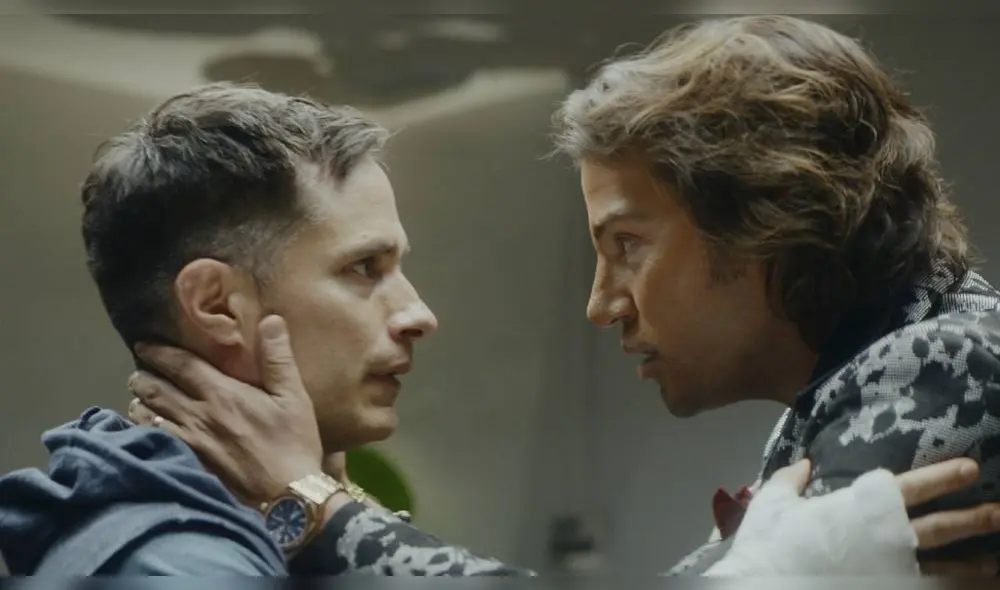 Gael García Bernal y Diego Luna en 'La Máquina'. Amigos, colegas y socios regresan a la pantalla del streaming. Foto: Disney+