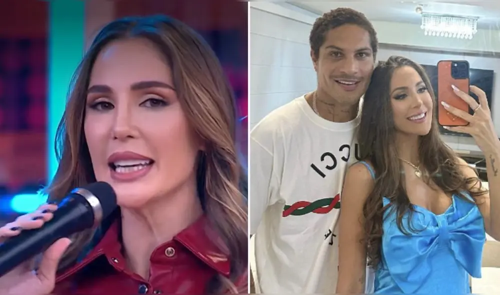 Durante su primera aparición en la televisión de Perú, Ana Paula, la novia de Guerrero, estuvo acompañada de su hija de 11 años. Foto: composición LR/América TV/Instagram Durante su primera aparición en la televisión de Perú, Ana Paula, la novia de Guerrero, estuvo acompañada de su hija de 11 años. Foto: composición LR/América TV/Instagram