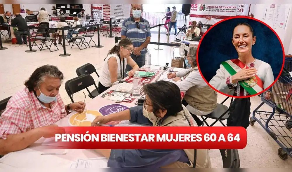 La pensión bienestar para mujeres de 60 a 64 años comienza a inscribir el 7 de octubre. Foto: composición LR/ Bienestar/ X La pensión bienestar para mujeres de 60 a 64 años comienza a inscribir el 7 de octubre. Foto: composición LR/ Bienestar/ X