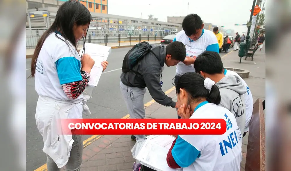 INEI lanza más de 9.000 empleos para Aplicadores y Orientadores. Foto: Composición LR/Andina.