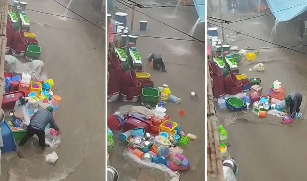 Intensas lluvias en Cajamarca genera estragos. Foto: composición LR/ TikTok - Video: TikTok Intensas lluvias en Cajamarca genera estragos. Foto: composición LR/ TikTok - Video: TikTok