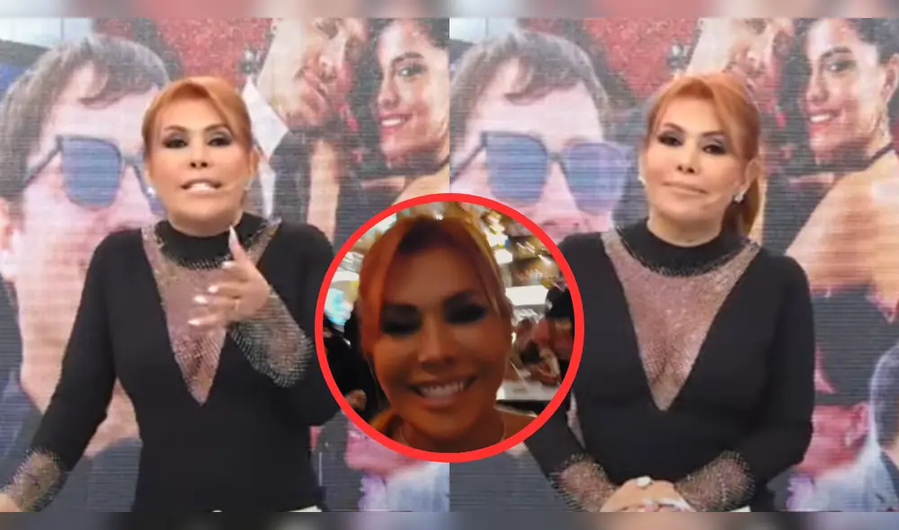 Magaly Medina sorprende al no salir nuevamente en vivo. Foto: Captura ATV/ Composición LR