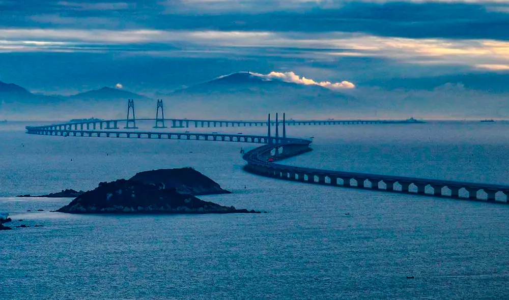 El principal objetivo del puente Hong Kong-Zhuhai-Macao fue mejorar la conectividad en la región del delta del río Perla, una de las áreas económicas más importantes de China. Foto: DW El principal objetivo del puente Hong Kong-Zhuhai-Macao fue mejorar la conectividad en la región del delta del río Perla, una de las áreas económicas más importantes de China. Foto: DW