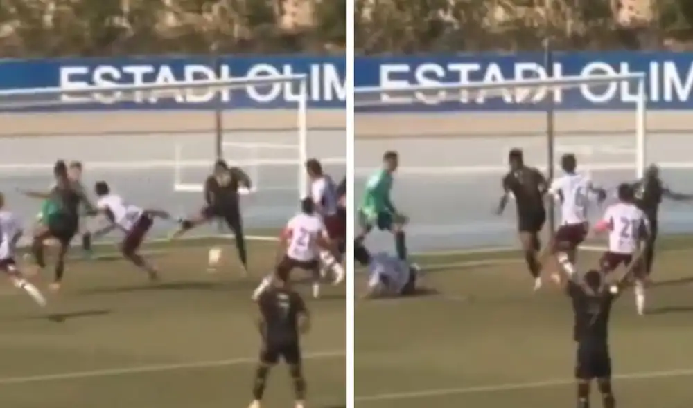 El delantero está a préstamo en el Intercity de la Primera Federación de España (tercera división). Foto: captura de X