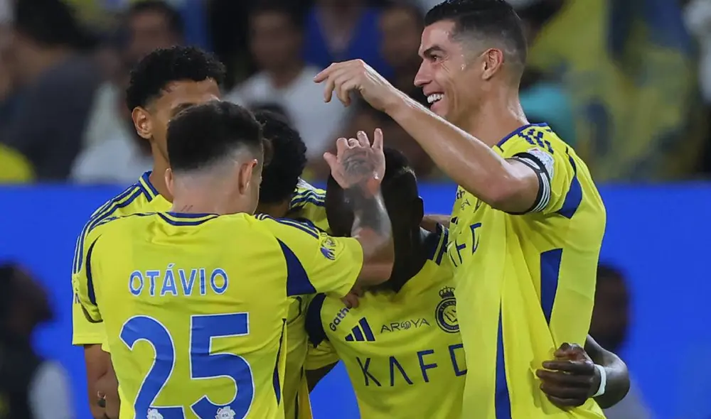 Al Nassr y Al Orubah jugaron en el Al-Awwal Park. Foto: AFP Al Nassr y Al Orubah jugaron en el Al-Awwal Park. Foto: AFP