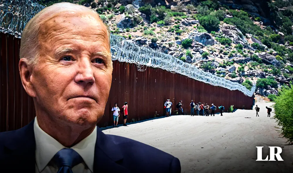 Joe Biden anunció una medida que afectará a todos los inmigrantes. Foto: Composición LR