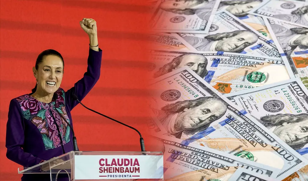 La nueva presidente de México anunció un novedoso sistema financiero para apoyar a los más vulnerables | Lr / Composición: Enzo Flores