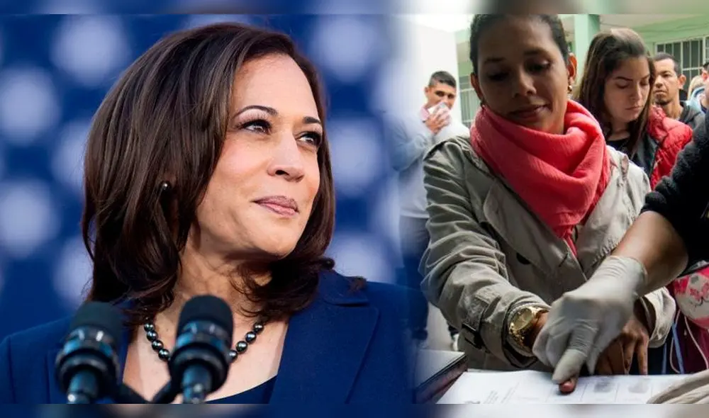 Kamala Harris sorprende con insólito comunicado a la comunidad inmigrante de Estados Unidos. Foto: composición LR/AFP.