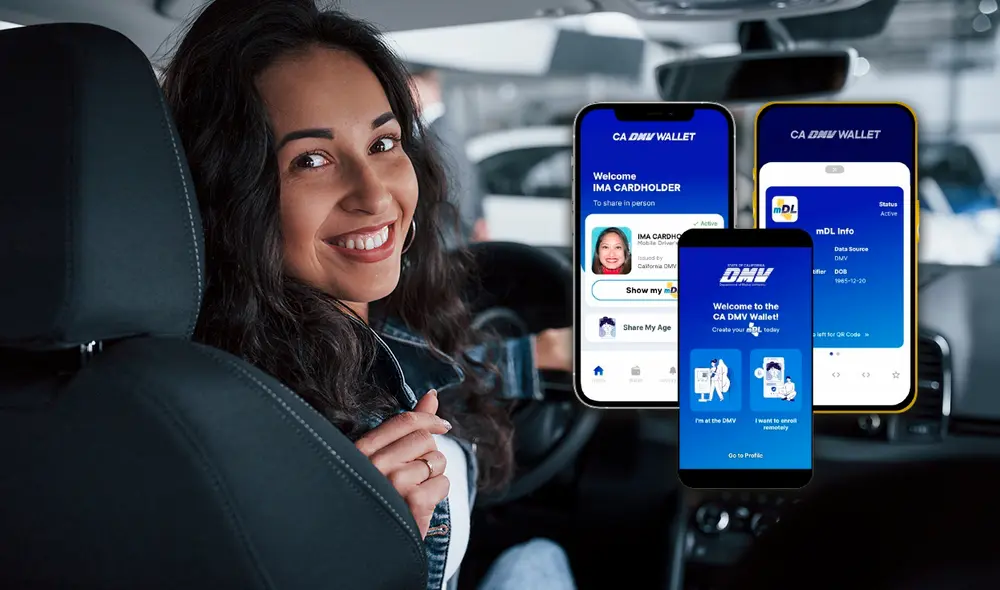 En California, los residentes pueden acceder a una licencia de conducir digital a través de un dispositivo móvil. Foto: Freepik/DMV