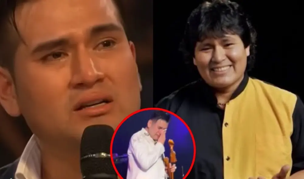 Deyvis Orosco llora al ver a su padre fallecido gracias a la tecnología. Foto: composición LR Deyvis Orosco llora al ver a su padre fallecido gracias a la tecnología. Foto: composición LR