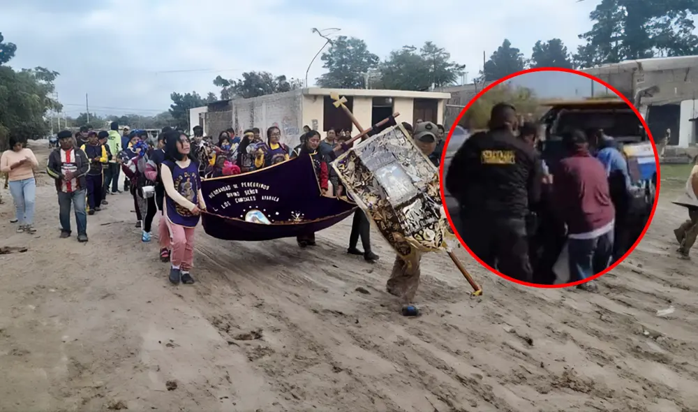 Peregrino fue llevado a centro de salud pero debido a la gravedad de sus heridas falleció. Foto: composición de Ariana Espinoza/ difusión