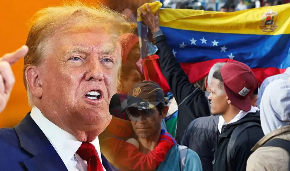 Donald Trump califica de "criminales" a inmigrantes venezolanos. Foto: composición LR/ The Economist/ El Periódico