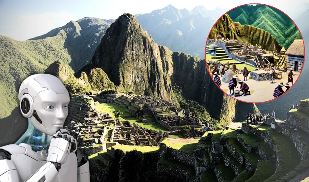 En 2007 Machu Picchu fue declarada como una de las nuevas siete maravillas del mundo moderno. Foto: composición LR/Asociación española de empresas de consultoría/Boleto Machu Picchu/ChatGPT