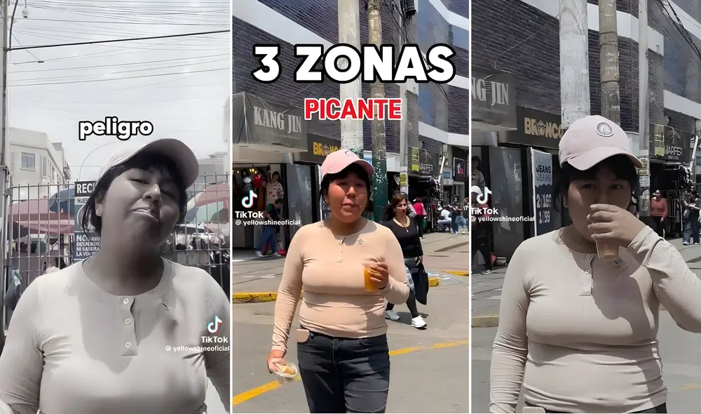 ¿Cuáles son las zonas más peligrosas de Gamarra?: vendedora del emporio comercial lo revela y da consejos. Foto: composición LR / Tiktok