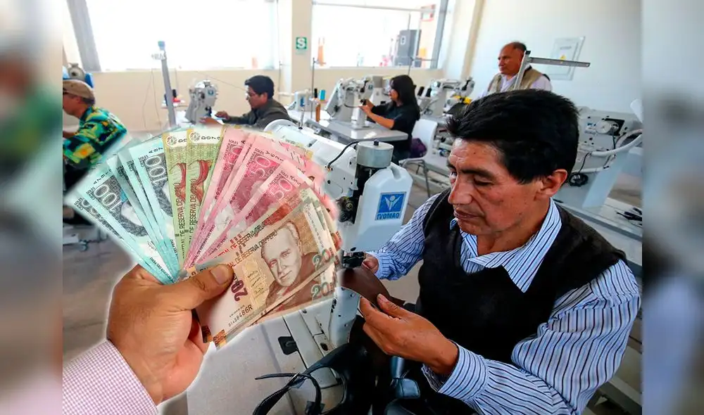 ¿En cuánto propone el Gobierno que se aumente el sueldo mínimo en Perú? Foto: Composición LR/Andina.
