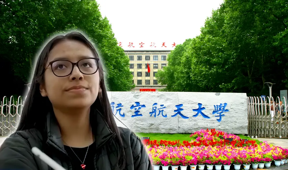 En abril de 2023, Milagros Huallamares obtuvo la beca de la región Callao. Foto: composición LR/TVPerú Noticias/YouTube En abril de 2023, Milagros Huallamares obtuvo la beca de la región Callao. Foto: composición LR/TVPerú Noticias/YouTube