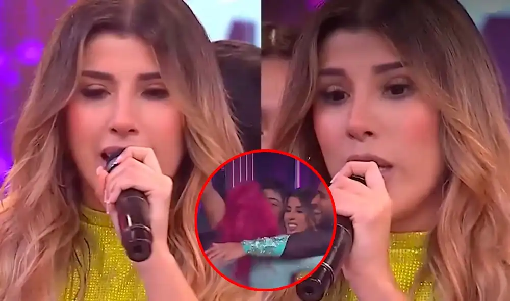 Yahaira Plasencia se conmovió en 'Mande quien mande'. Foto: Composición LR/Captura/América TV Yahaira Plasencia se conmovió en 'Mande quien mande'. Foto: Composición LR/Captura/América TV