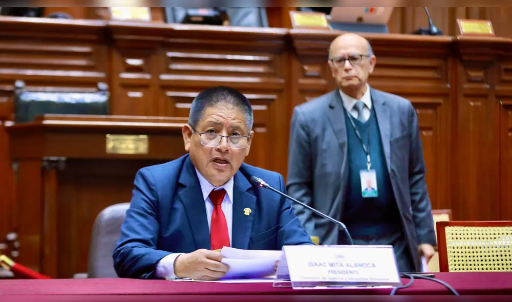 Isaac Mita de Perú Libre preside la Comisión de Justicia del Congreso de la República. Foto: Congreso Isaac Mita de Perú Libre preside la Comisión de Justicia del Congreso de la República. Foto: Congreso