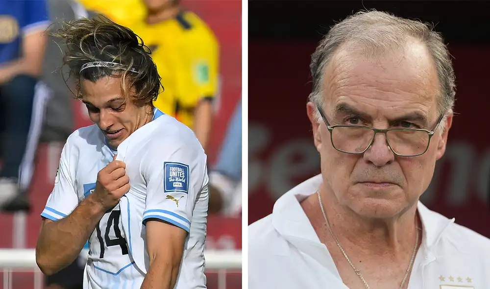 Agustín Canobbio fue llamado por Marcelo Bielsa para la Copa América 2024. Foto: composición LR/AFP Agustín Canobbio fue llamado por Marcelo Bielsa para la Copa América 2024. Foto: composición LR/AFP