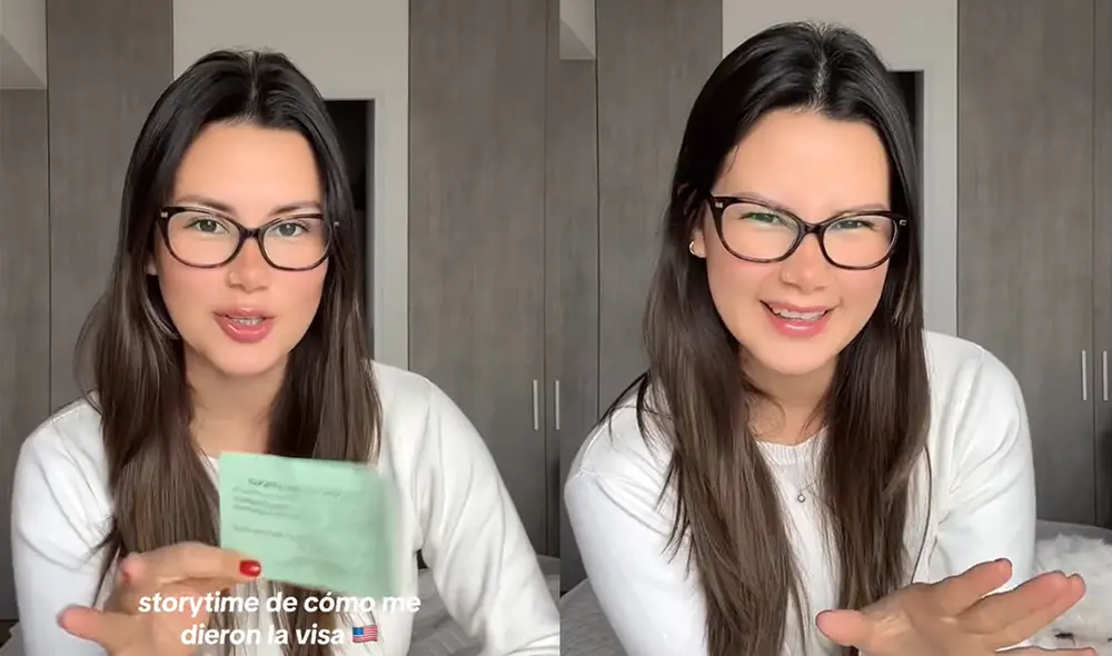 La visa americana es un documento oficial que permite a ciudadanos extranjeros visitar, estudiar o trabajar en los Estados Unidos de forma temporal o permanente. Foto: composición LR/TikTok/rebeparedesc