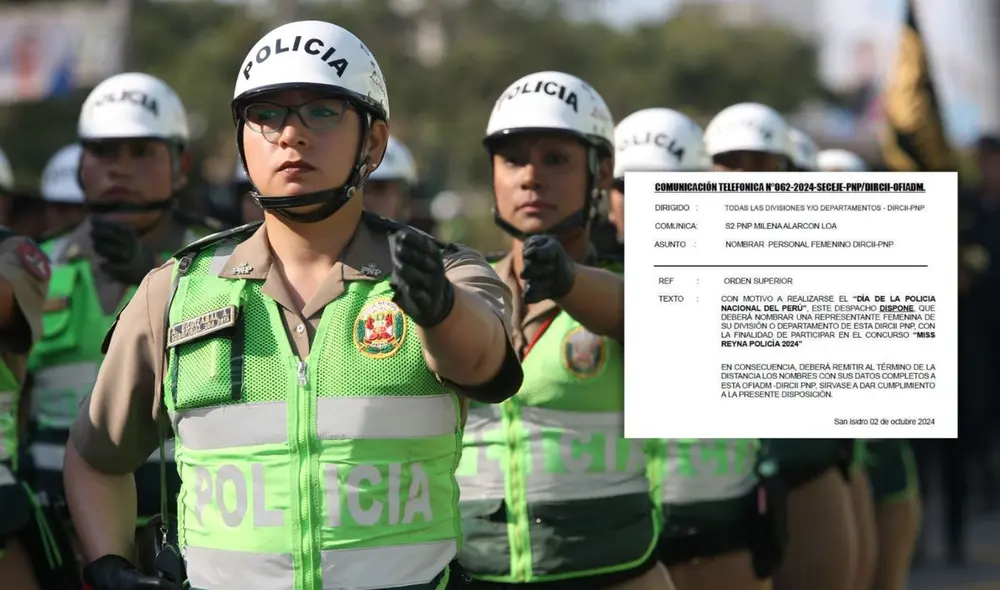 Este evento, que busca seleccionar una representante de cada división policial, se da mientras Lima y Callao enfrentan un aumento de extorsiones y atentados. Foto: Andina